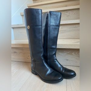 Tory Burch Riding Boots, Black size 6